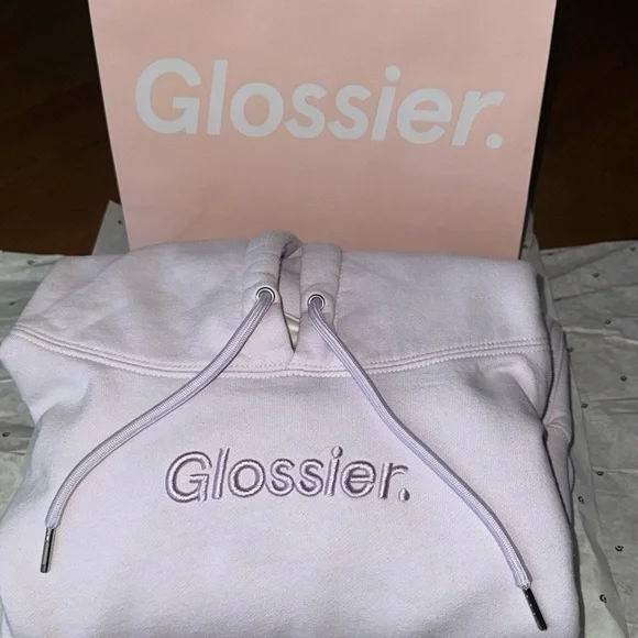 Glossier Limited Edition Lavender Hoodie Large NWT - Picture 11 of 12